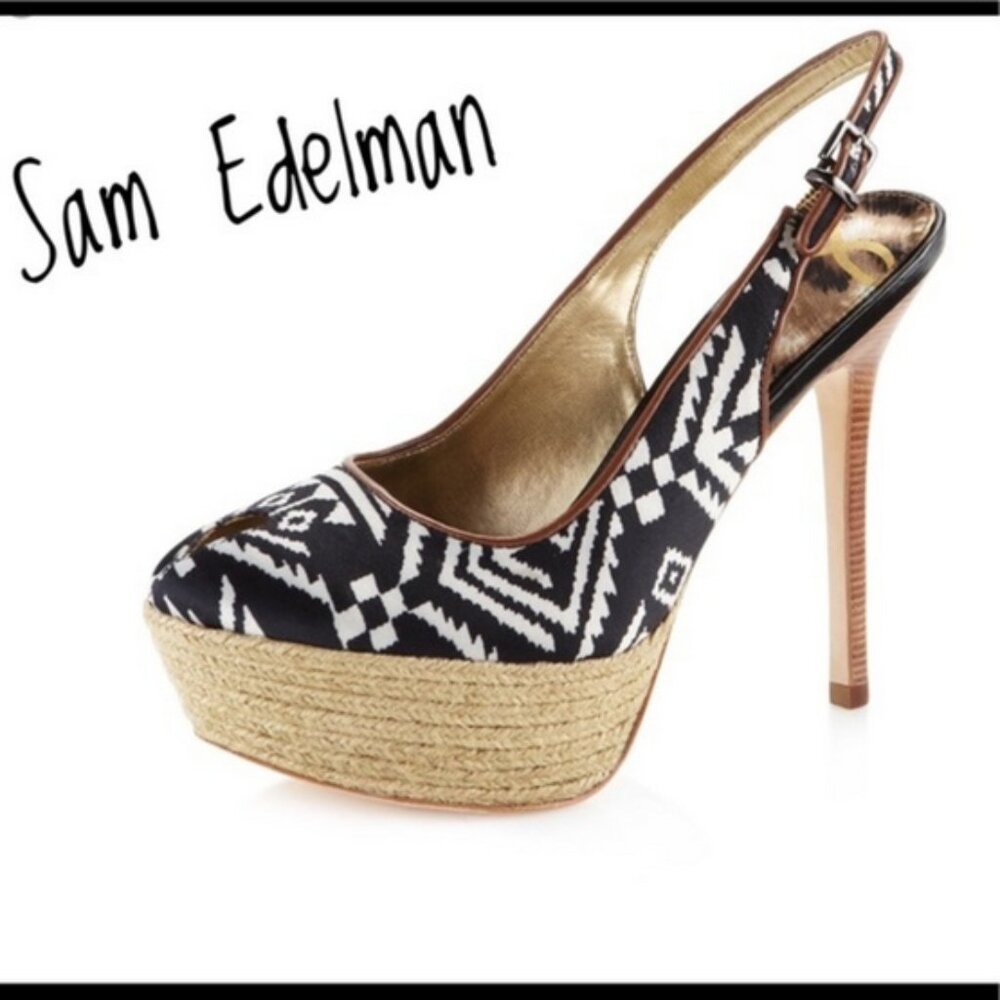 Sam Edelman Novato Slingback Heels Size 8